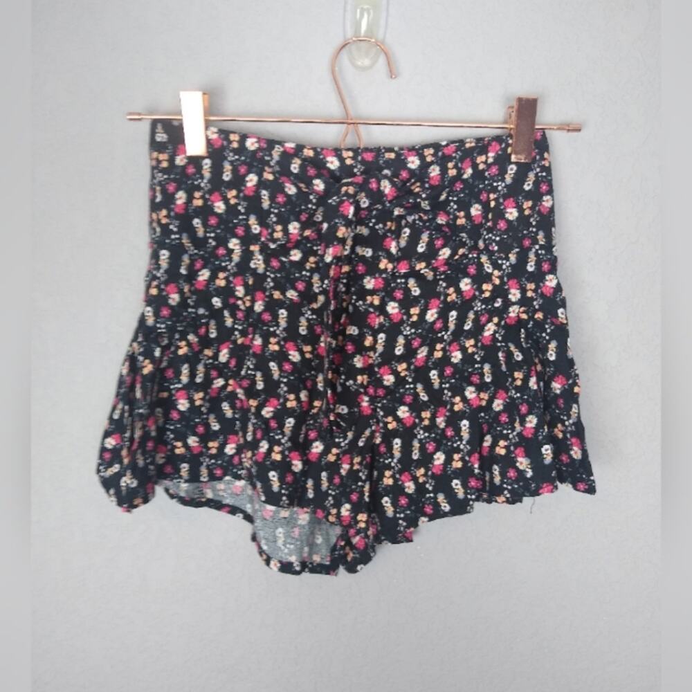 Kirious Smocked Waist Tie Skort Black Size XS - Picture 2 of 14
